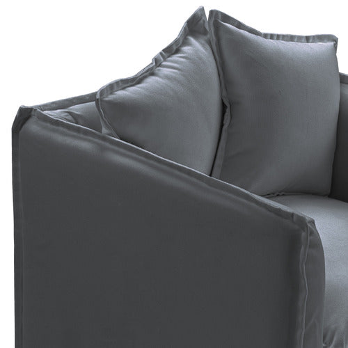 MONTAUK UPHOLSTERED SLIPCOVER ARMCHAIR