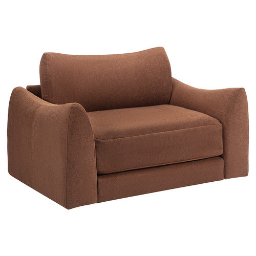 ALDO 1.5 SEATER OVERSIZED SINGLE BOUCLE SOFA BED