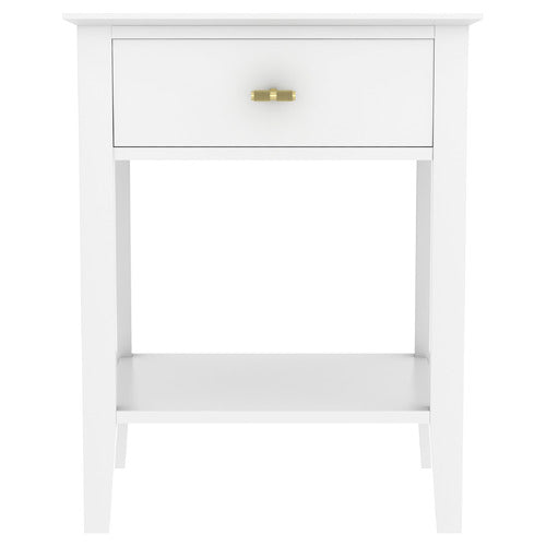WEST VALLEY INTERIORS HARPER 1 DRAWER BEDSIDE TABLE