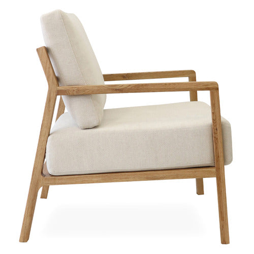 HYDE PARK HOME VERNICE COTTON-BLEND ARMCHAIR