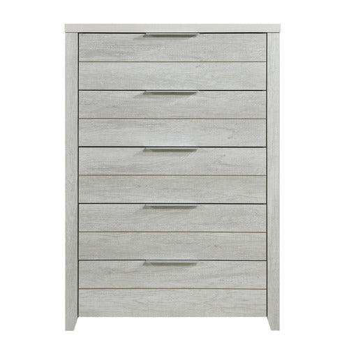 SOUTHERN STYLERS ALEXA 5 DRAWER TALLBOY
