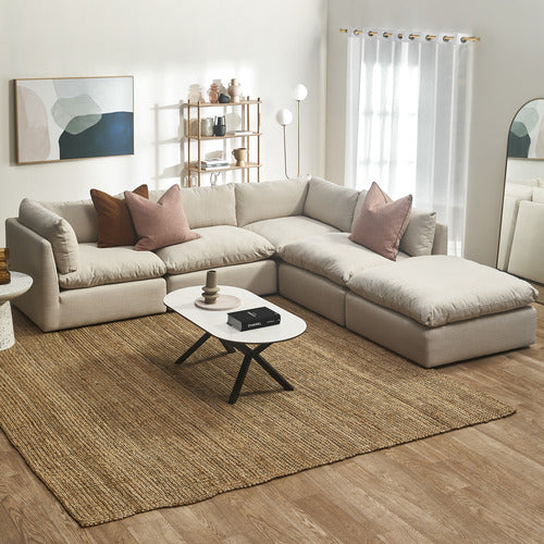 MARTINE UPHOLSTERED ARMLESS CHAIR