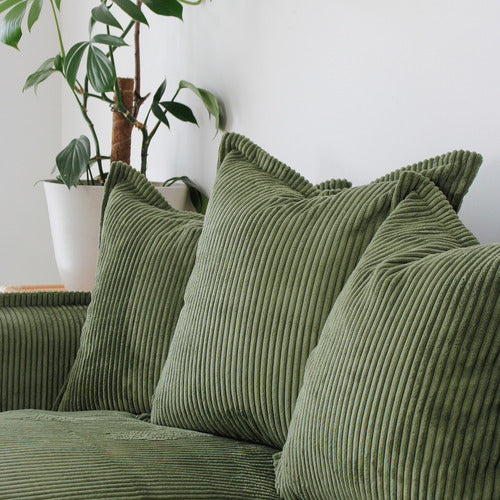 HYDE PARK HOME CUMULUS 3 SEATER CORDUROY SLIPCOVER SOFA