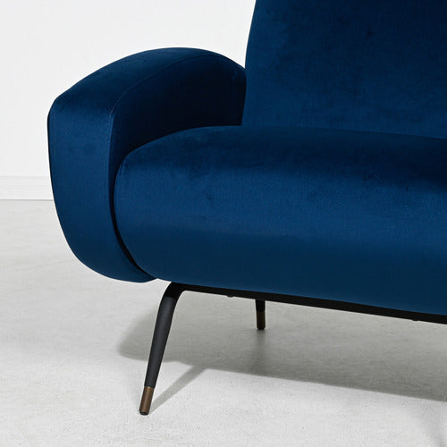BROOKLYN AND BELLA MODERN MILAN VELVET ARMCHAIR