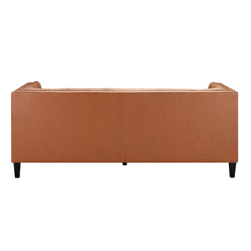THIAGO 3 SEATER PREMIUM FAUX LEATHER SOFA