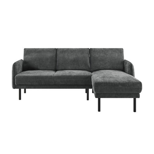 CORE LIVING SKADI 3 SEATER UPHOLSTERED SOFA WITH RIGHT CHAISE