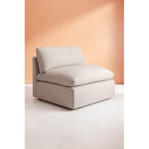 MARTINE UPHOLSTERED ARMLESS CHAIR