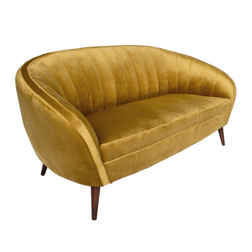 BROOKLYN AND BELLA BERNIER VELVET SOFA