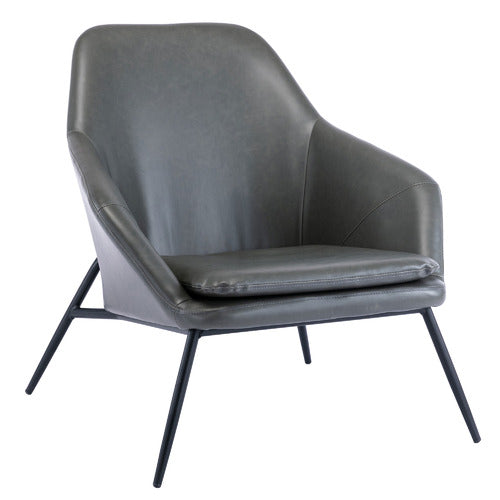 CORA HOME LIVING TALA FAUX LEATHER ARMCHAIR