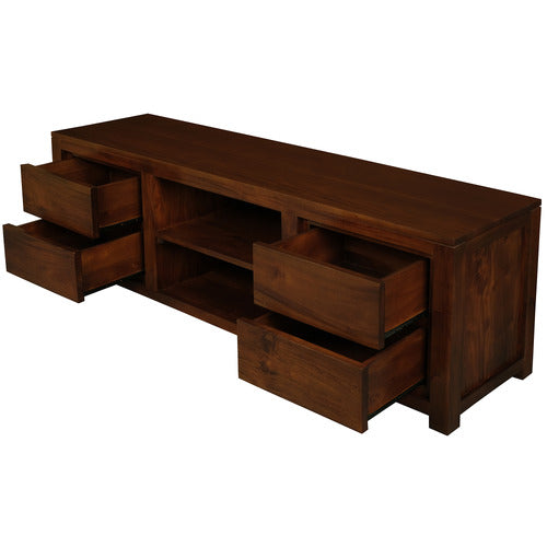 LA VERDE BELGIUM 4 DRAWER ENTERTAINMENT UNIT