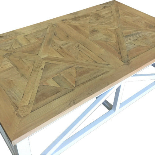 HAMILTON FURNITURE ELLIOT RECYCLED WOOD COFFEE TABLE