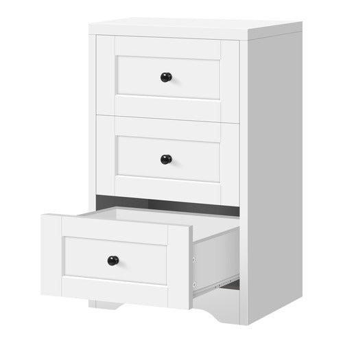 HOXTON ROOM CONSTANCE 3 DRAWER BEDSIDE TABLE