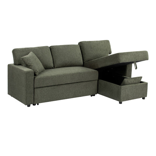 DARCY 3 SEATER SOFA BED WITH REVERSIBLE CHAISE