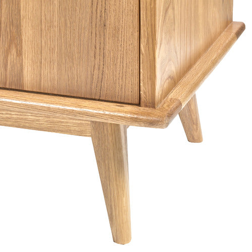 140CM OSCAR SOLID OAK TV UNIT
