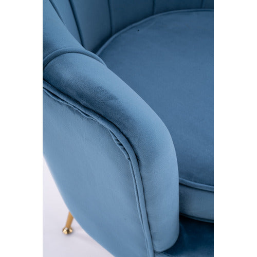 LETITIA LANE SHANAYA VELVET ARMCHAIR