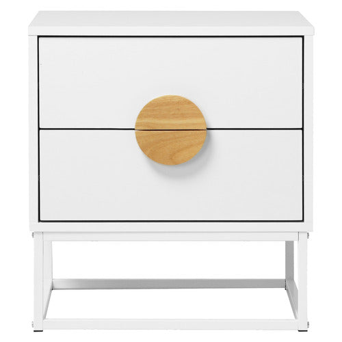 LIVING FUSION DALTON BEDSIDE TABLES (SET OF 2)