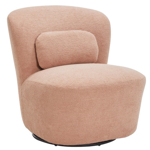 MONTY BOUCLÉ SWIVEL ARMCHAIR