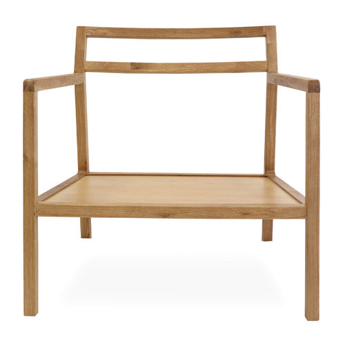 HYDE PARK HOME VERNICE OAK WOOD ARMCHAIR
