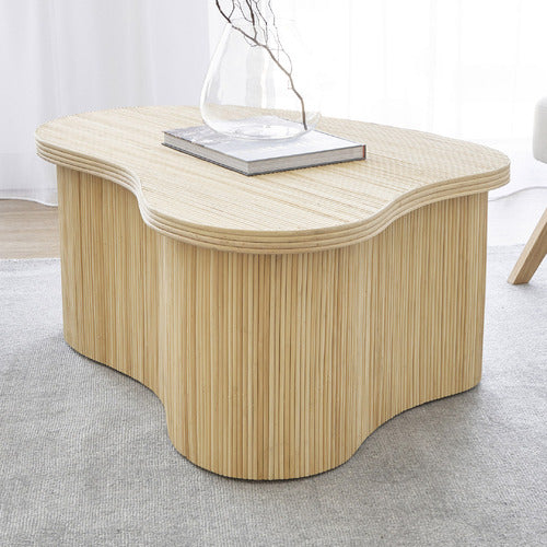 MADDISON LANE PIERRE RATTAN COFFEE TABLE