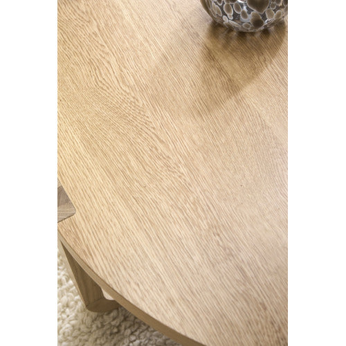 100CM ASPYN OAK WOOD COFFEE TABLE
