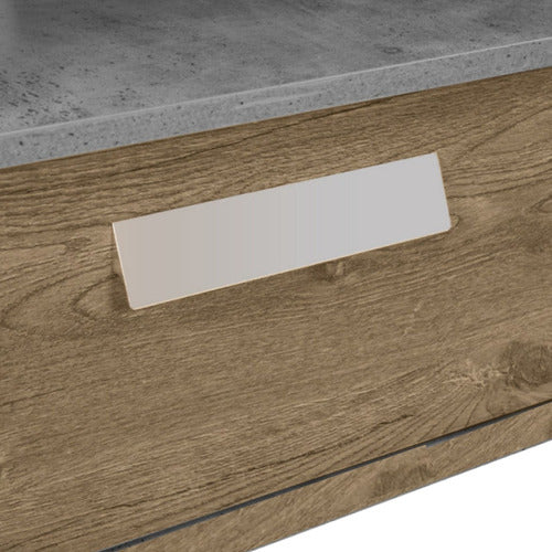 MIKASA FURNITURE NATURAL & CEMENT UNIT