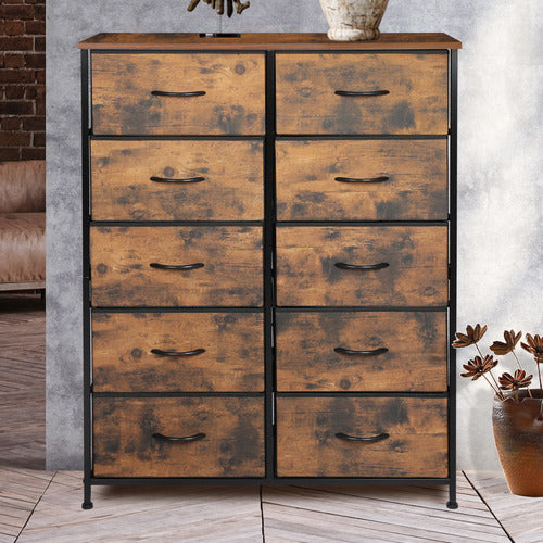 OAKLEIGH HOME LIVIA 10 DRAWER CHEST