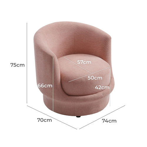 MIKASA FURNITURE PINK PANTHERAS ARM CHAIR