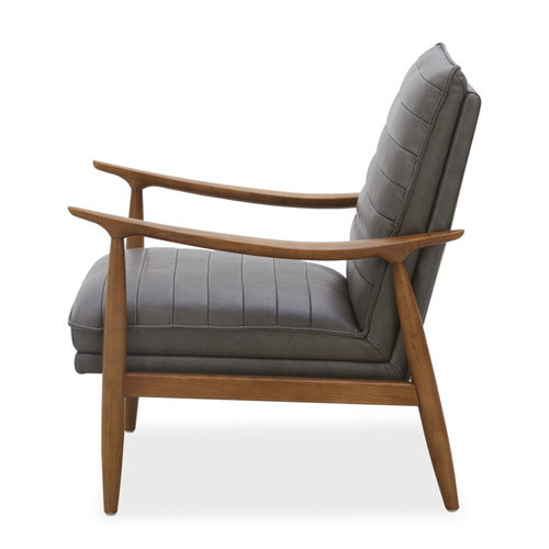ALDRIC GENUINE LEATHER ARMCHAIR