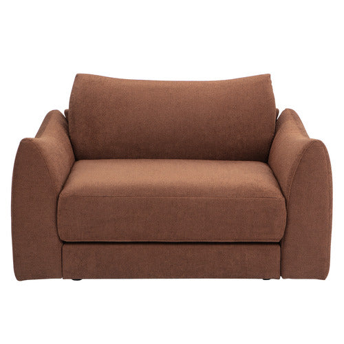 ALDO 1.5 SEATER OVERSIZED SINGLE BOUCLE SOFA BED