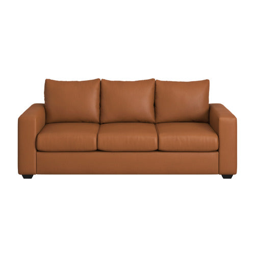 ARMADA COMMERCIAL LAYTON 3 SEATER FAUX LEATHER SOFA