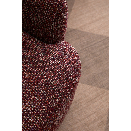 CUDDLE UPHOLSTERED SWIVEL ARMCHAIR