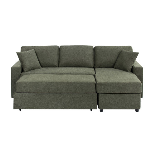 DARCY 3 SEATER SOFA BED WITH REVERSIBLE CHAISE