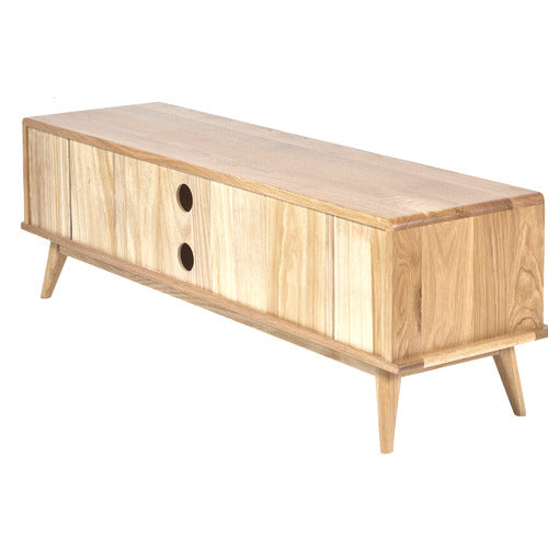 140CM OSCAR SOLID OAK TV UNIT