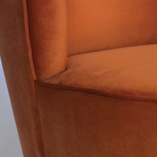BROOKLYN AND BELLA RAELEY VELVET SWIVEL CHAIR