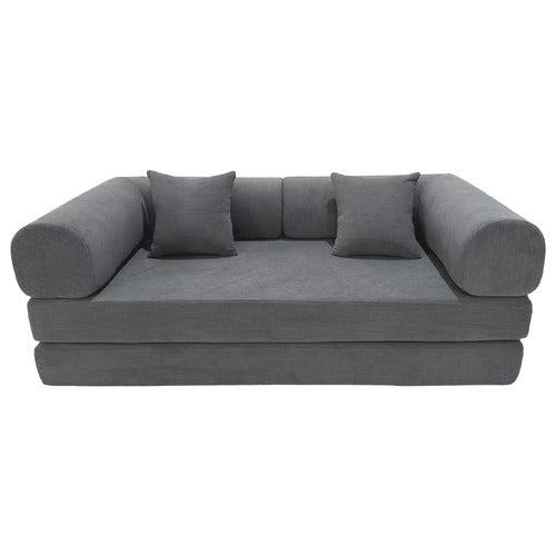 MIKASA FURNITURE KIRAN 3 SEATER DOUBLE CORDUROY SOFA BED