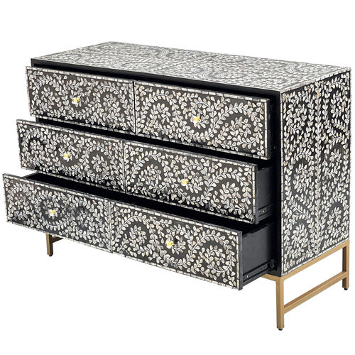 THE DECOR STORE COEN 6 DRAWER CHEST
