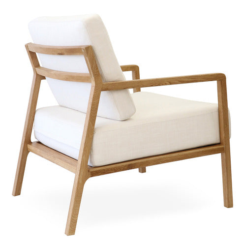 HYDE PARK HOME VERNICE OAK WOOD ARMCHAIR