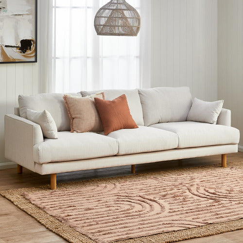 BUNGALOW PREMIUM 3 SEATER FABRIC SOFA