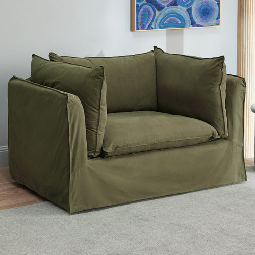 JUDE OVERSIZED SLIPCOVER ARMCHAIR