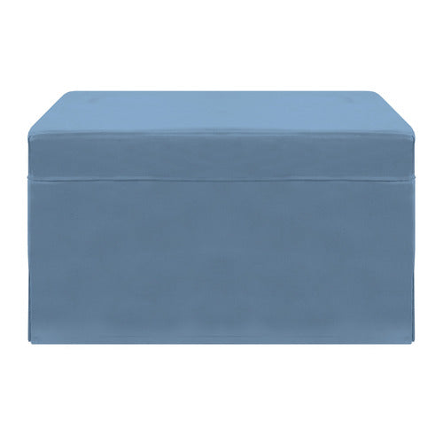 DECOR TRADERS FOLDLUX CONVERTIBLE OTTOMAN SOFA BED WITH SLIPCOVER
