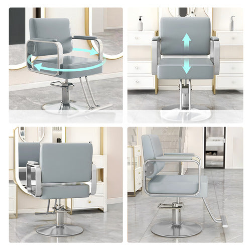 MODERN COLLECTIVE VERONICA FAUX LEATHER SALON CHAIR