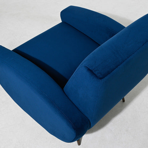 BROOKLYN AND BELLA MODERN MILAN VELVET ARMCHAIR
