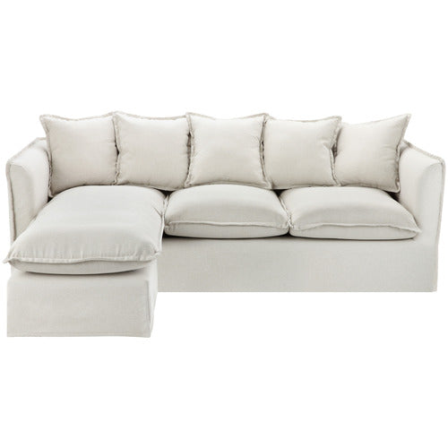 MONTAUK SLIPCOVER REVERSIBLE CHAISE SOFA
