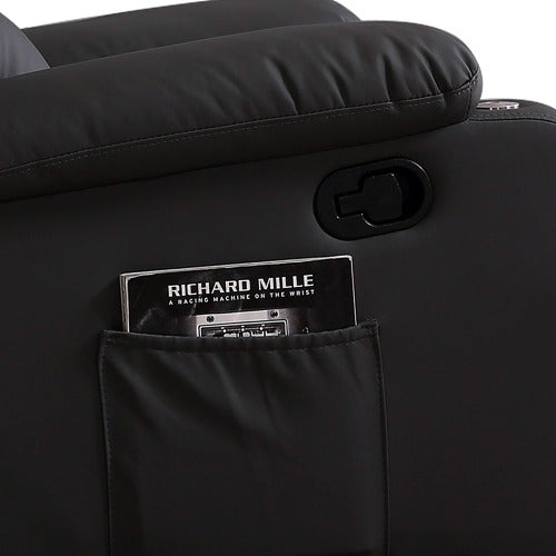 OAKLEIGH HOME HELMSLEY HEATED MASSAGE RECLINER CHAIR