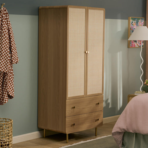 MAXINE 2 DRAWER 2 DOOR WARDROBE