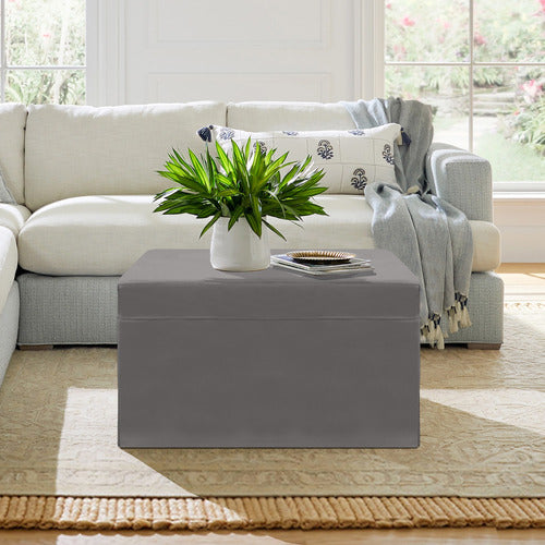 DECOR TRADERS FOLDLUX CONVERTIBLE OTTOMAN SOFA BED WITH SLIPCOVER