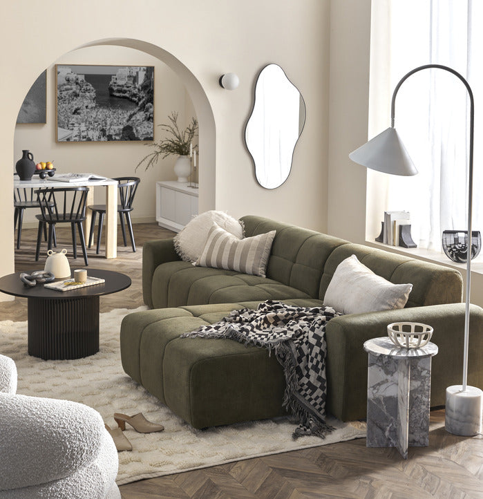 ANIKA ROUND MANGO WOOD COFFEE TABLE