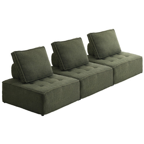 LIVING FUSION ISABELLA TUFTED ACCENT CHAIRS (SET OF 3)