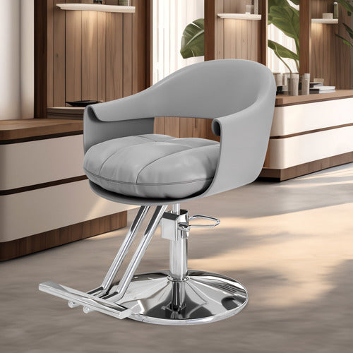 MODERN COLLECTIVE MONTGOMERY FAUX LEATHER SALON CHAIR