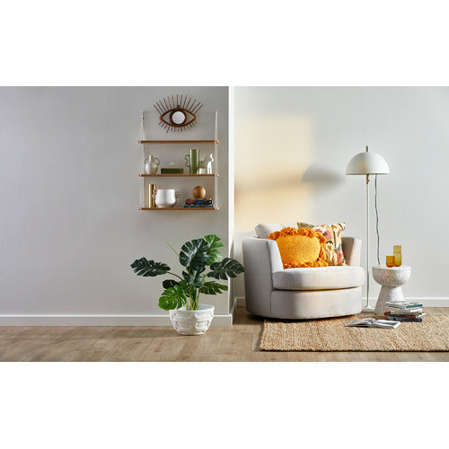 KILLIAN OVERSIZED SWIVEL ARMCHAIR
